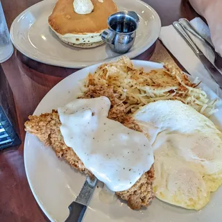 Chicken Fried Steak Breakfast