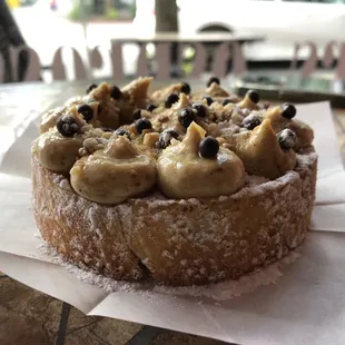 Hazelnut Croichoux: buttery croissant and choux creme