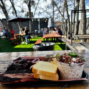1/2 lb brisket, Brisket Elote Cup