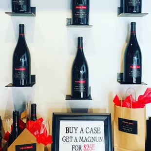 Buy a case of wine, get a magnum for $25!