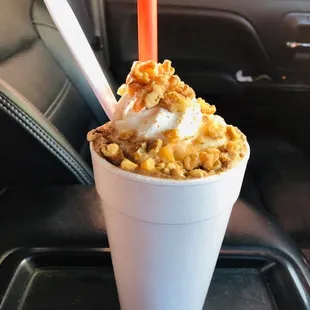 Coke Float with Nuts