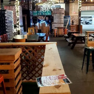 the inside of the restaurant