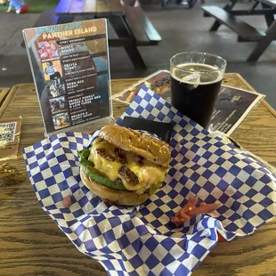 Amazing Avocado burger from Smoke &amp; Bone BBQ