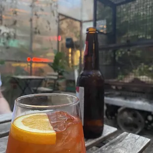 Aperol spritz &amp; beer