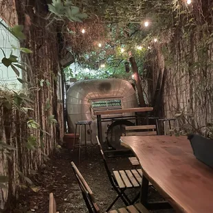 Cool tucked away spot to sit