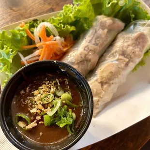 Chicken spring rolls