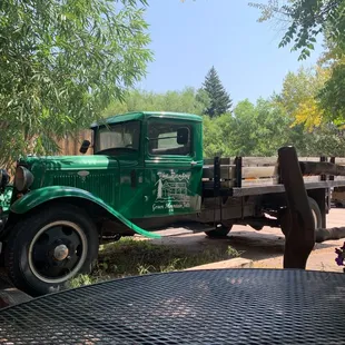 Iconic old truck outside