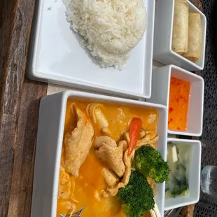 Panang Curry Bento Box