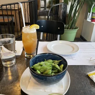 Edamame and Sweet Tea Lemonade