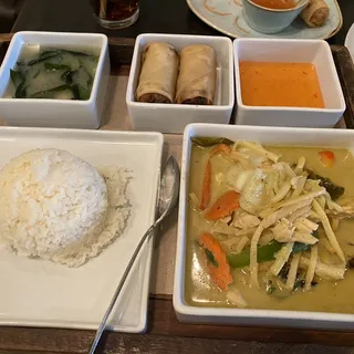 Green Curry Bento Box