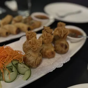 Money bags- the best appetizer!