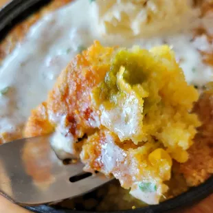 Green Chile Cornbread - Delish!