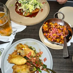 Goat Cheese Stuffed Squash Blossoms