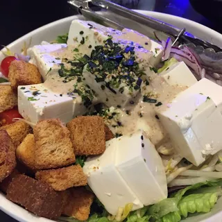 Tofu Salad with Creamy Sesame Dressing