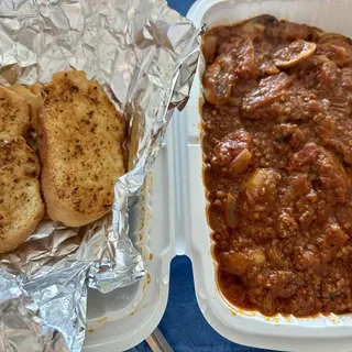 Tomato Meat Sauce Spaghetti