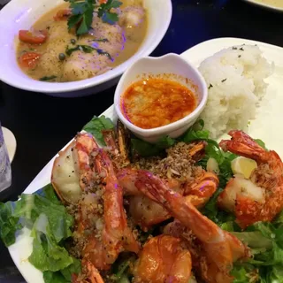 Sauteed Fish in Lemon Butter White Wine Sauce with Cherry to