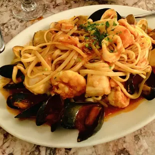 Seafood pasta