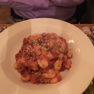 Potato Gnocchi Bolognese
