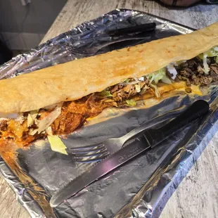 Machete with 3 different protein