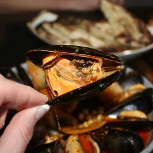 Wow, the Cozze was amazing - this appetizer was warm yet light and fresh-tasting all in one.