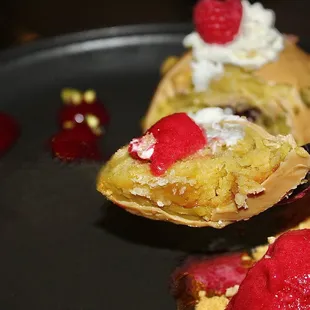 The Pistachio Bomba was a lovely dessert - just look at the plating and presentation.