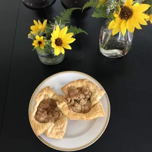 Panzarello homemade individual pies.  YUM!