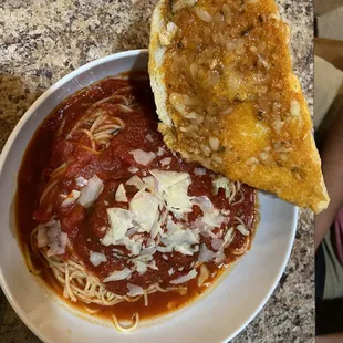 Angel Hair Pasta with Meatballs