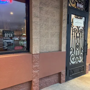 Restaurant entrance