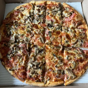 a pizza in a box