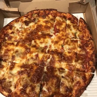 a pizza in a box