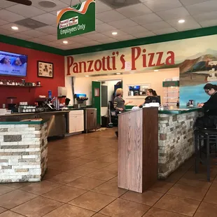 the dining area