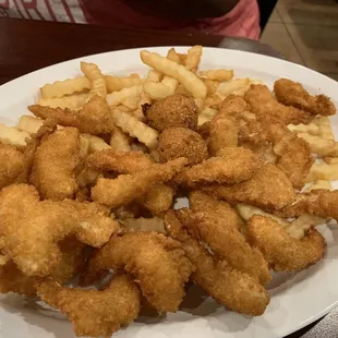 Shrimp dinner