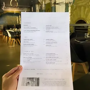 Menu.