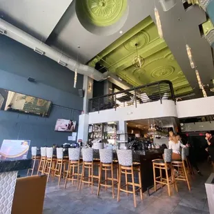 By the entrance. Beautiful ambiance.