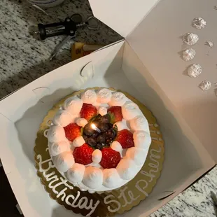 Fresh Japanese strawberry shortcake
