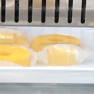 a tray of pineapples