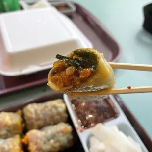 Tasty spicy shrimp dumplings with so much flavor