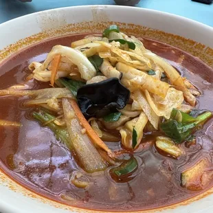 Spicy Seafood Noodles