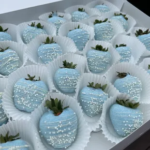 Strawberries covered