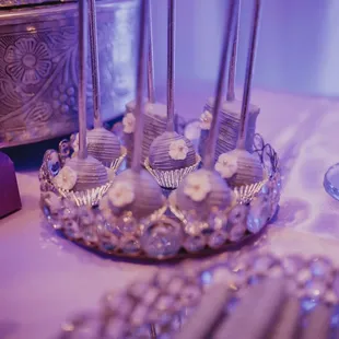 a variety of desserts