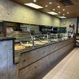 Prepping for lunch time at Paola's