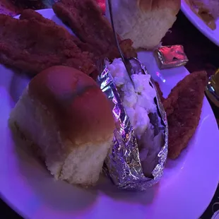 a plate of food