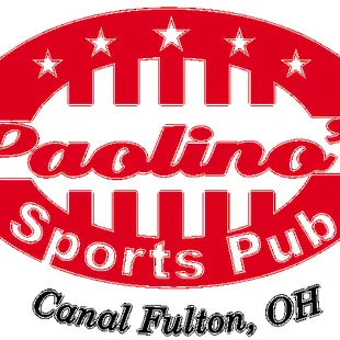 the logo for paolino's sports pub