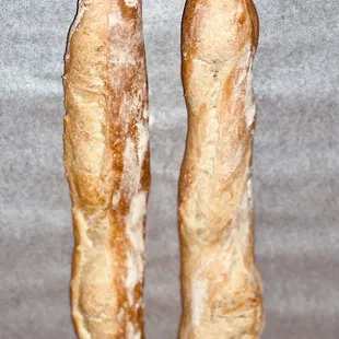 Homemade baguettes