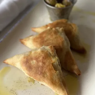 Spanakopita special, anyone? This was featured at Paolo&apos;s during our 2024 Greek Independence Day celebration.