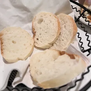 a basket of bread