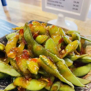 Spicy Edamame Plate