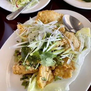 Salt and pepper fillet fish