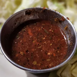 Tomato spices house dressing