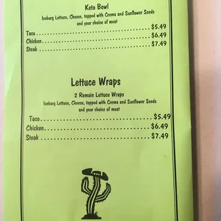 Main menu 2 - alternative diets
